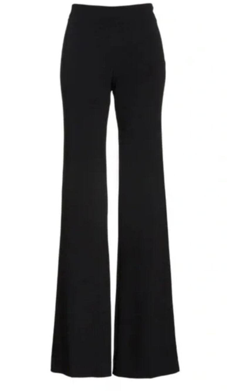 Theory Demitria Admiral Crepe Flared Pants Black Size 10